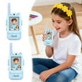 thumbnail image 2 of Walkie-talkies para niños, 2 unidades con pantalla, recargables, para edades de 3 a 12 años, con cambiador de voz y videochat real, de largo alcance, para niños, 2 of 6