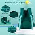 thumbnail image 2 of BTEPSGA Dinosaur Hippo Backpack Cute Big Backpack Lightweight Waterproof  Travel Bag, 2 of 7