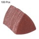 thumbnail image 3 of Uxcell 100 Paquetes 40 Granos 80mm Papel de Lija Triangular con Gancho y Bucle, 3 of 6