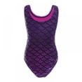 thumbnail image 2 of Little Girls One-Piece Gymnastics Leotards, Big Girls Sleeveless Dancewear, Toddler Sparkly Dance Tumbling Unitard, Size 3-14 Years, 2 of 4