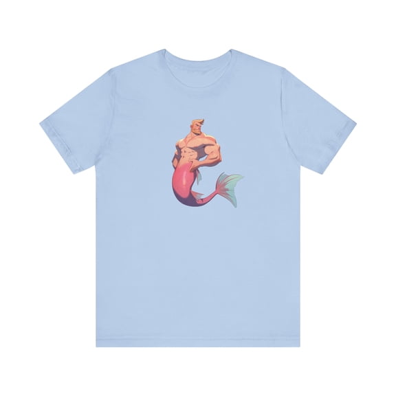 Merman Graphic Tee Featuring Zephyr | Unisex Design | Perfect Mermaid Gift
