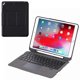 thumbnail image 1 of T-206 Detachable Bluetooth Keyboard + TPU Tablet Case for iPad 10.2 (2021)/(2020)/(2019)/iPad Air 10, 1 of 5