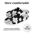 thumbnail image 6 of Picia Lilies Flowers for Women's Lamb-hug Comfy Fleece House Slippers Memory Foam, Slip-on House Shoes Indoor Outdoor-40/41, 6 of 7