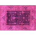 thumbnail image 1 of Ahgly Company Indoor Rectangle Oriental Pink Industrial Area Rugs, 6' x 9', 1 of 4