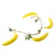 thumbnail image 3 of 4pc / String Artificial Banana Toy Fotografía Prop Home Restaurant Decoración Soledad Artificial plátano, 3 of 7