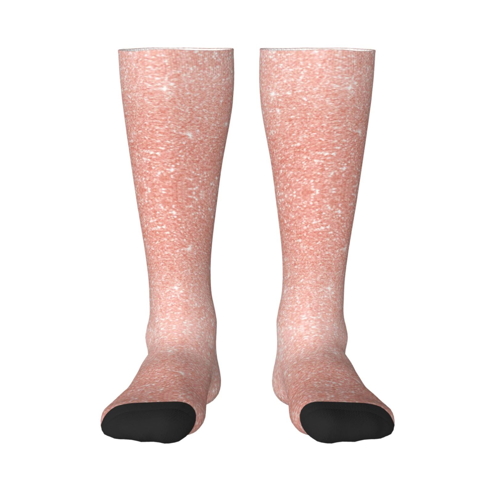 Gaeub Rose Gold Glitter Print Design Socks Stretchy High Tube Socks for Men  Women Teens , Softball Soccer Socks for Hiking, Sport - Walmart.ca