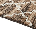 thumbnail image 5 of Better Trends 2-Piece Bathroom Rug Set, 17"x24" & 20"x20", 100% Cotton Soft, Water Absorbent, Non-Slip Bath Mat Machine Washable - Ideal for Sink, Toilet Base, Tub or Shower Savio Collection - Brown, 5 of 7
