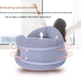 thumbnail image 4 of Adjustable Split-Style Neck Support Brace: Home-Use Sponge Cervical Traction Collar for Posture Correction, Pain Relief & Comfort - Durable Design for Daily Wellness, Fitness, and Relaxation (Camel), 4 of 5