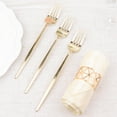 Efavormart 24 Pack | 8" Glossy Gold Heavy Duty Plastic Silverware Forks ...