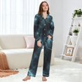 thumbnail image 6 of FORMRS Womens Pajama Set Long Sleeve Top and Pants with Pockets Soft Comfy Lounge Sleepwear, Sizes S-2XL, Lightning Pattern, 6 of 7