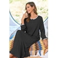 thumbnail image 2 of Ekouaer Women Robes Zipper Front Short Sleeve Full Length Housecoat with Pockets Loungewear, 2 of 6