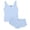 Light Blue, variant on Pointelle Tank and Short Pajama Set (Women's Plus)