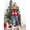 thumbnail image 4 of Lollipie Women Ugly Christmas Cardigan Sweater Long Sleeve Button Down Cozy V Neck Sweater Soft Knitwear, 4 of 8