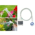 thumbnail image 3 of Portable Outdoor Shower, Battery Powered Compact Handheld Rechargeable Camping Shower - Pumps Water from Bucket Into Steady, Gentle Shower Stream Gray White, 3 of 9