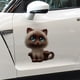 thumbnail image 4 of 15*18CM coche 3D estéreo Anime personalidad divertida pegatina de gatito pegatina de estilo de coche, 4 of 7