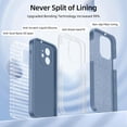 thumbnail image 4 of 3 in 1 Compatible with iPhone 12 Mini Case, [Camera Protection] with 2 Pcs Screen Protectors, Slim Liquid Silicone [Microfiber Lining] Shockproof Phone Case for 12 Mini 5.4 inch (Gray), 4 of 8