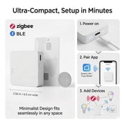 Toyanc Multi-Mode Smart Gateway, Wireless Zigbee 3.0 and Bluetooth Mesh Hub for Internet Home Automation, Compatible with Alexa and Google