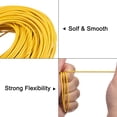 thumbnail image 3 of Unique Bargains 11 Yards 1mm Round Leather Cord Lacing String for DIY Crafts, Yellow, 3 of 7