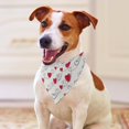 Bybiment 1PCS Pet Dog Bandanas, Pattern Hearts Valentines Day