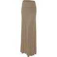 thumbnail image 2 of Sweet Hearts Maxi Skirt for Women- Foldover High Waist Long Flare A-Line Skirt Maxi Dress XS-XL Made in USA, 2 of 6