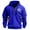 Blue, variant on Sriper Men's Tactical Quarter-Zip Hoodie, Lightweight Fleece Pullover for Workout & Running, Long Sleeve Activewear Sweatshirt with Side Pockets, Fall Athletic Clothing, Stylish & Comfortable Black S