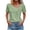 Z29 Green, variant on Landzoo Women'S Tees Solid Color Short Sleeve Slash Neck T Shirt Summer Quick Dry Women Shirt Size L Army Green