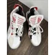 thumbnail image 3 of Ad-id-as Dame 6 GCA Men's Sz2 White Red Scarlet Basketball Kicks Sneakers Shoes, 3 of 6