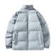 thumbnail image 1 of Ceisia Men's Solid Color Stand-Collar Padded Jacket with Quilted Design Light Blue S Gifts, 1 of 3