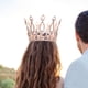 thumbnail image 5 of Tiaras de boda y coronas para mujer, Rhinestone Nupcial Tiara Diadema para fiesta de cumpleaños Prom Pageant Wed Macarena  Tocado de corona, 5 of 8