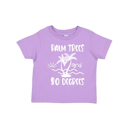 

Inktastic Spring Break Palm Trees and 80 Degrees Boys or Girls Toddler T-Shirt