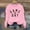 Pink, variant on Game Day Sweatshirts Women Fall Fleece Sweatshirt Football Rugby T-Shirts Casual Game Day Fan Fleece Pullover Top