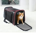 thumbnail image 2 of 212 Main PTC-1912GRD Goopaws Soft Sided Pet Carrier, Gray & Red - Large, 2 of 3
