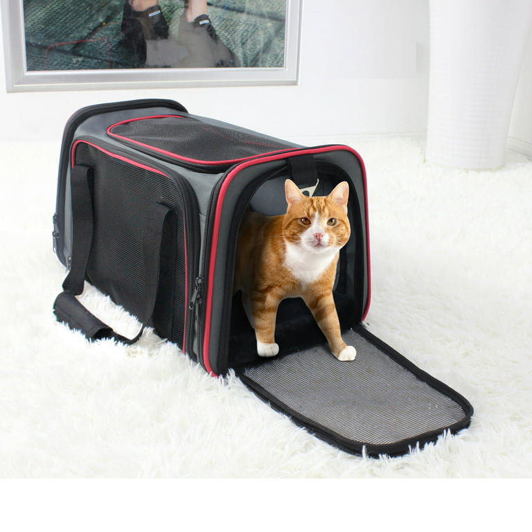 GOOPAWS Soft-Sided Kennel Pet Carrier for Small Dogs, Cats, Puppy