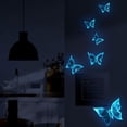 thumbnail image 6 of Glow-in-the-Dark PVC Butterfly Stickers for Bedroom and Living Room Decor, 6 of 9