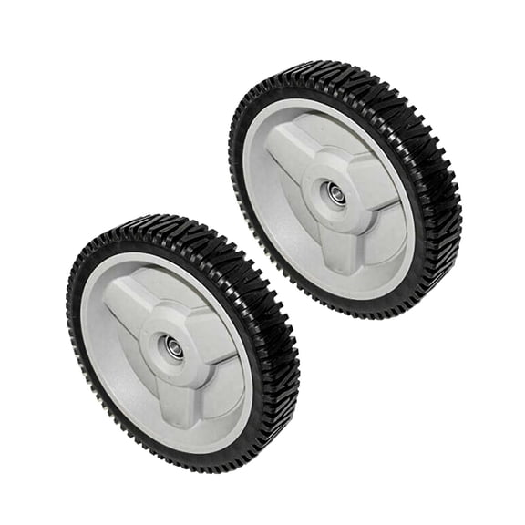 2 Pack of Husqvarna Wheels (RP, 11, RAD3, 460, BB2, New, H) for Walk-Behind Mowers / HD800HW, HU700H / 585265603, 585265603-2PK