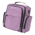 thumbnail image 4 of Organizador de esmaltes de uñas, bolsa de almacenamiento de esmaltes de gel de 3 niveles, contenedor portátil de poliéster, bolsa de transporte para Violeta, 4 of 10