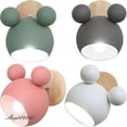 thumbnail image 5 of Nordic Aluminum Wall Lamp Mickey Wall Lamp for Children Bedroom Lamps Modern Indoor Wall Lamp Fixtures E27 Creative Fixture Gray, 5 of 5
