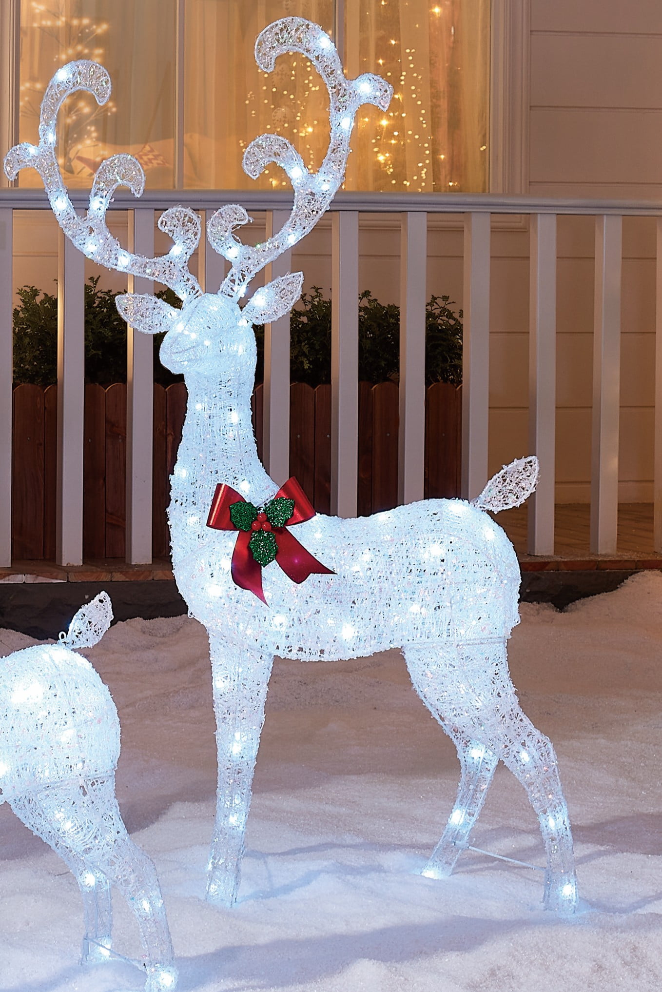 Light-Up LED Christmas  Set of 3 Deer Family Decoration Set, by Holiday Time