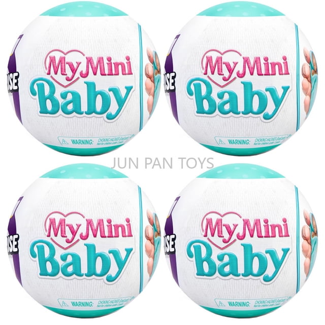 2025 Zuru 5 Surprise My Mini Baby Series 1 juguete de cápsula misteriosa coleccionable para niñas, juego de bebé en miniatura realista y accesorios