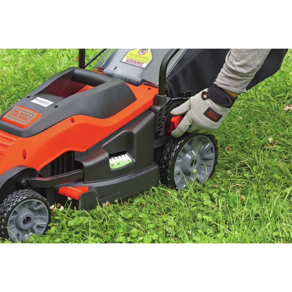 Electric Lawn Mower, 10-Amp, 15-Inch, Corded