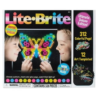 Lite Brite Refill Pack 100 pegs & 8 new designs - 885561022247