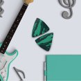 thumbnail image 3 of 2Pcs Guitar Practice Picks Bass Picks Portable Guitar Picks Simple Fingertip Guards (Green), 3 of 8