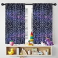 thumbnail image 5 of Blackout Kids Curtains,Math Equations Physics Formulas Purple Pattern Childrens Insulated Curtains Set Of 2,Bedroom Essentials,Toddler Room Decor 42"x54", 5 of 5