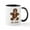 White/Black Inside, variant on CafePress - Oh, Snap! Gingerbread Man Mugs - 11 oz Ceramic Mug - Novelty Coffee Tea Cup