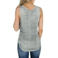 thumbnail image 2 of Womens Loose Fit Sleeveless Tunic Tops Casual Summer V Neck Tank Tops, 2 of 3