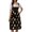 Black, variant on Women's Tennis Skirts Summer Skirt for Ladies Dress Apron Half Body Apron Bavarian Versatile Everyday Partywear for Pink S