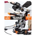 thumbnail image 3 of Sliding Compound Miter Saw with 3 Blades, 15A 10", Double Speed (4500 RPM & 3200 RPM), Bevel Cut ,Easy to Use, 3 of 5