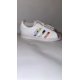 thumbnail image 3 of Men’s NEW Originals Superstar Shoes Sneakers GX2717 White/Blue/Orange 8.5, 3 of 6