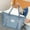 Blue, variant on Expandable Large Travel Tote Bag with Trolley Sleeve and Wet Pocket, 17"x16"x8.7" Lightweight Duffel for Women, Multi-Functional Gym Sports Shoulder Bag