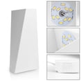 thumbnail image 3 of Minimalismo Geometría De Doble Cabeza 10W Led Luz De Pared Lámpara De Noche Interior Blanco Cálido Smd 5730 Ac 85-265V Yuarrent HA024498-02, 3 of 5